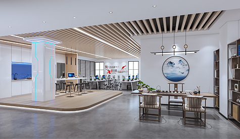 广东桑谷医疗机械人办公室装修设计